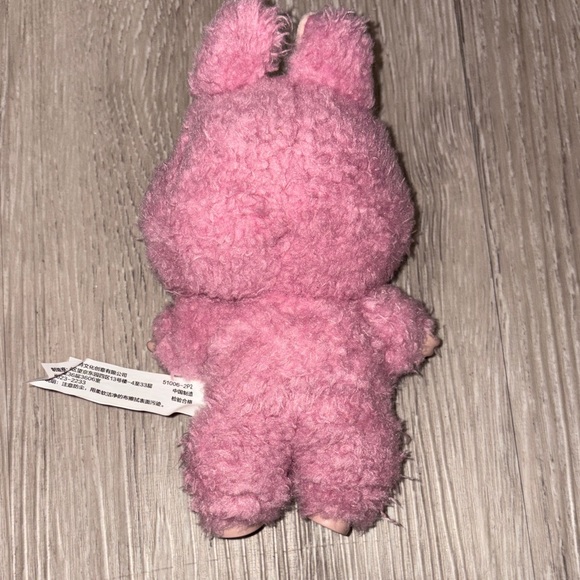 Pink Furry Keychain Accessory - Picture 2 of 3